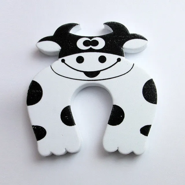 3Pcs/Lot Cartoon Animal Jammer Baby Kid Children Safety Care Protection Silicone Gates Doorways Decorative Magnetic Door Stopper