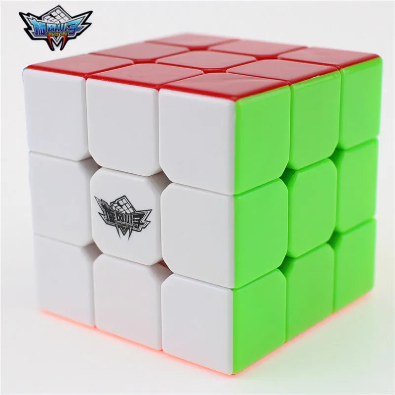 3x3x3 Cyclone Boys Magic Cube Puzzle Cubes Speed Cubo Square Puzzle No Sticker Rainbow Gifts Educational Toys for Children