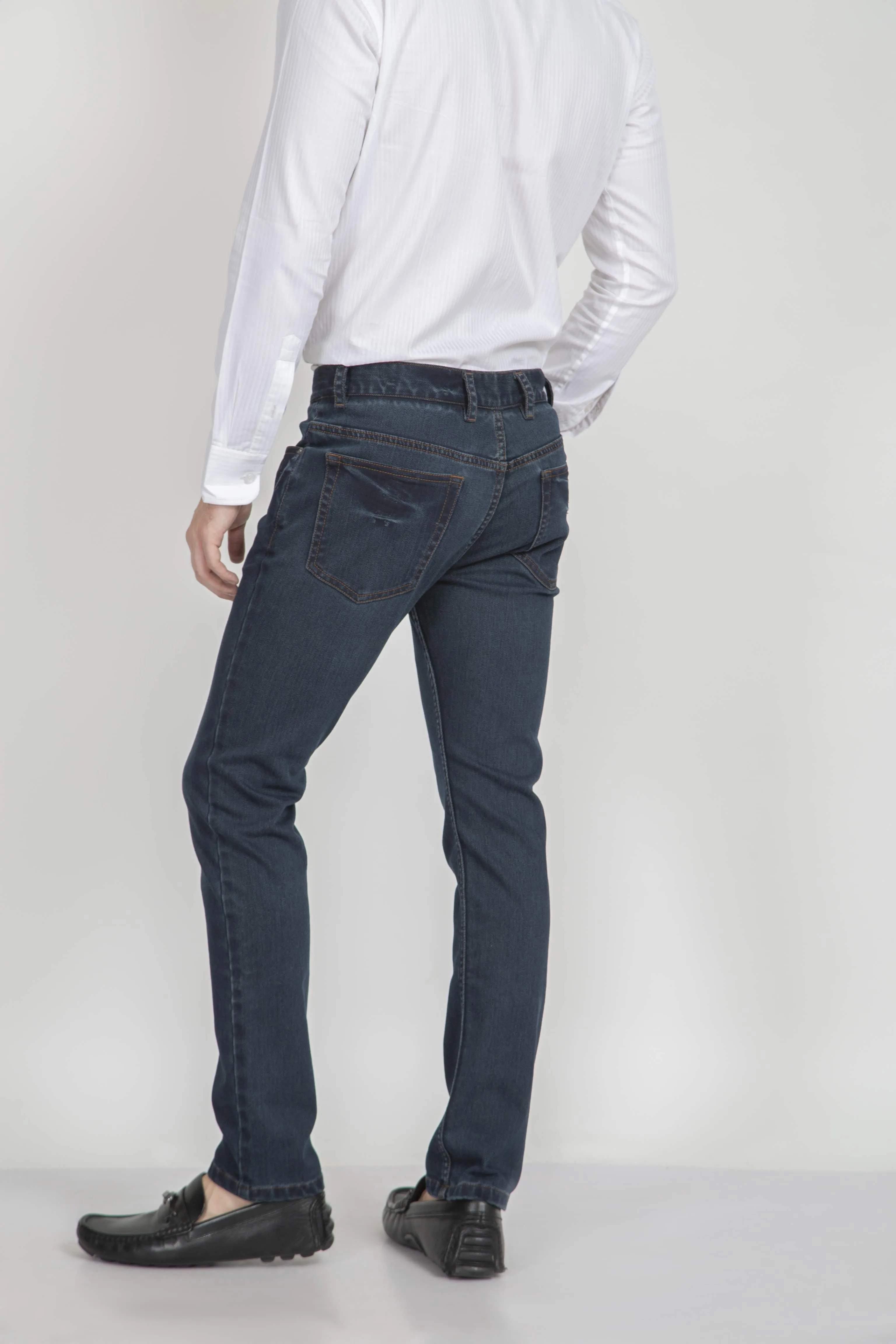 A5 | COMFORT INDIGO DOBBY JEANS