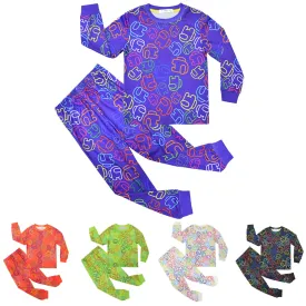 Among us Kids Sleepwear Cotton Long Sleeve Tops & Pants Boy Pajamas Set