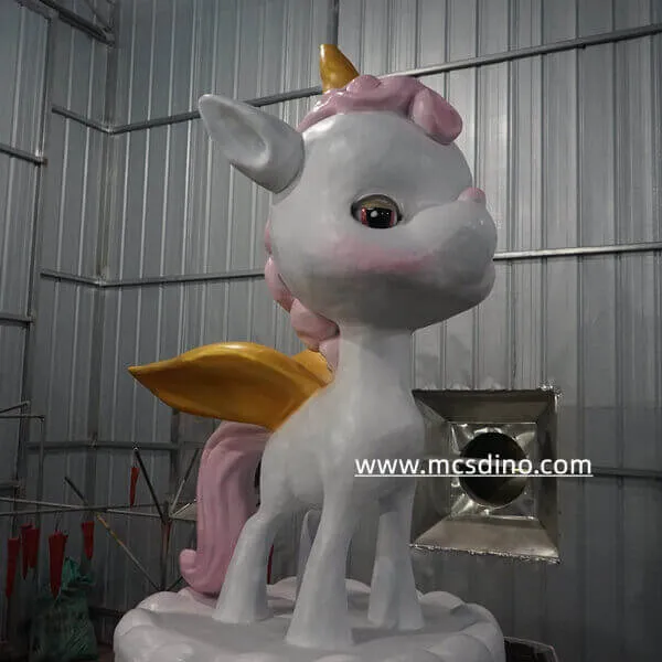 Animatronic Cartoon Unicorn Music Box-FM022