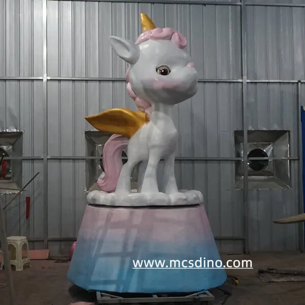 Animatronic Cartoon Unicorn Music Box-FM022