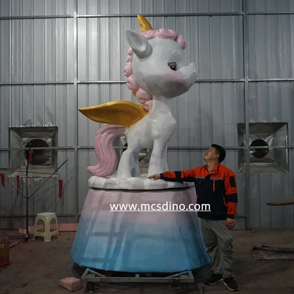 Animatronic Cartoon Unicorn Music Box-FM022