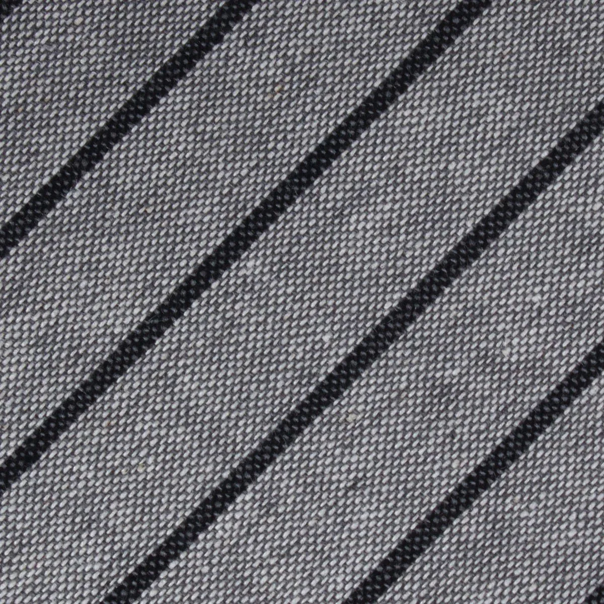 Ash Gray Pinstripe Kids Bow Tie