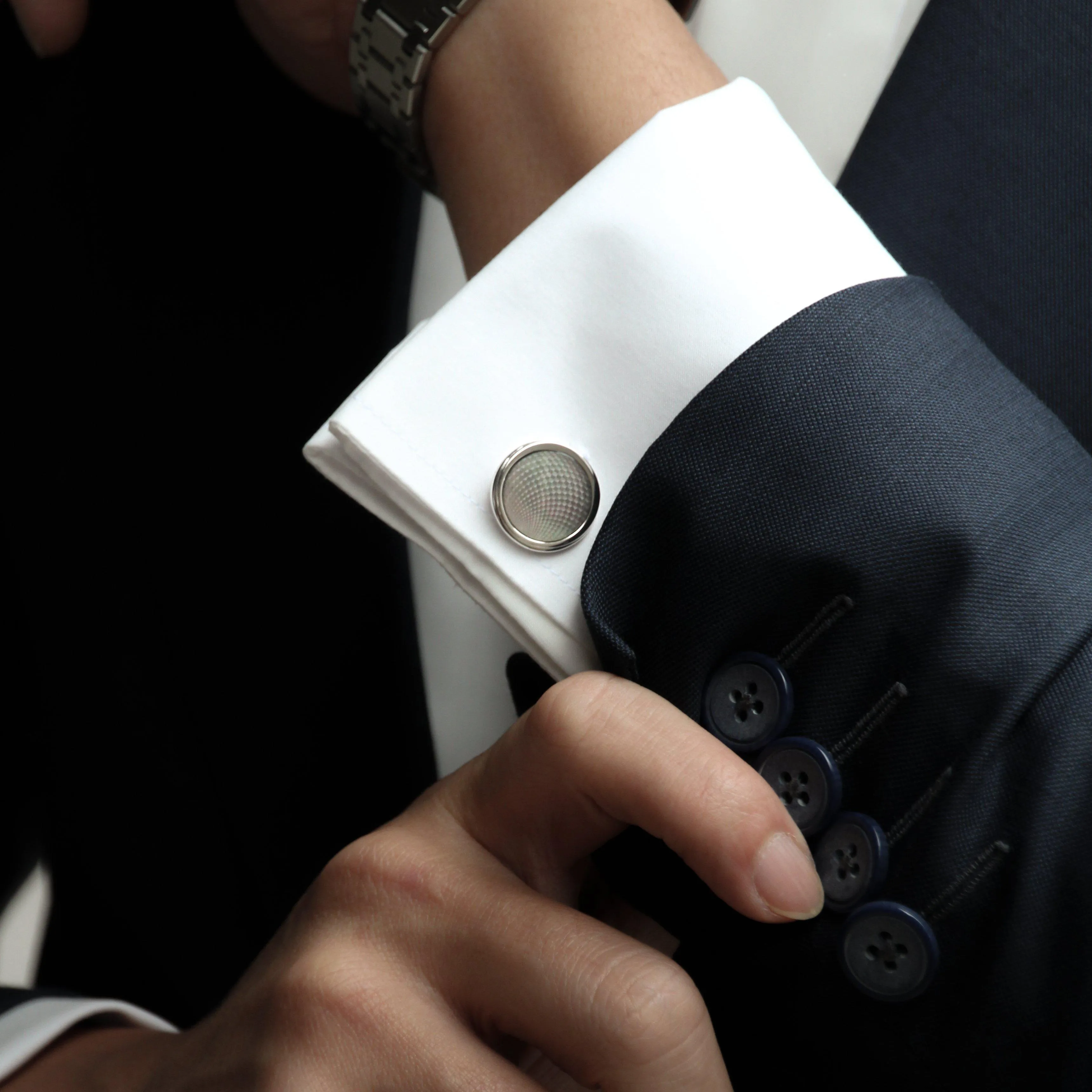 Azuro Classic Cufflinks | Crystal Cufflinks