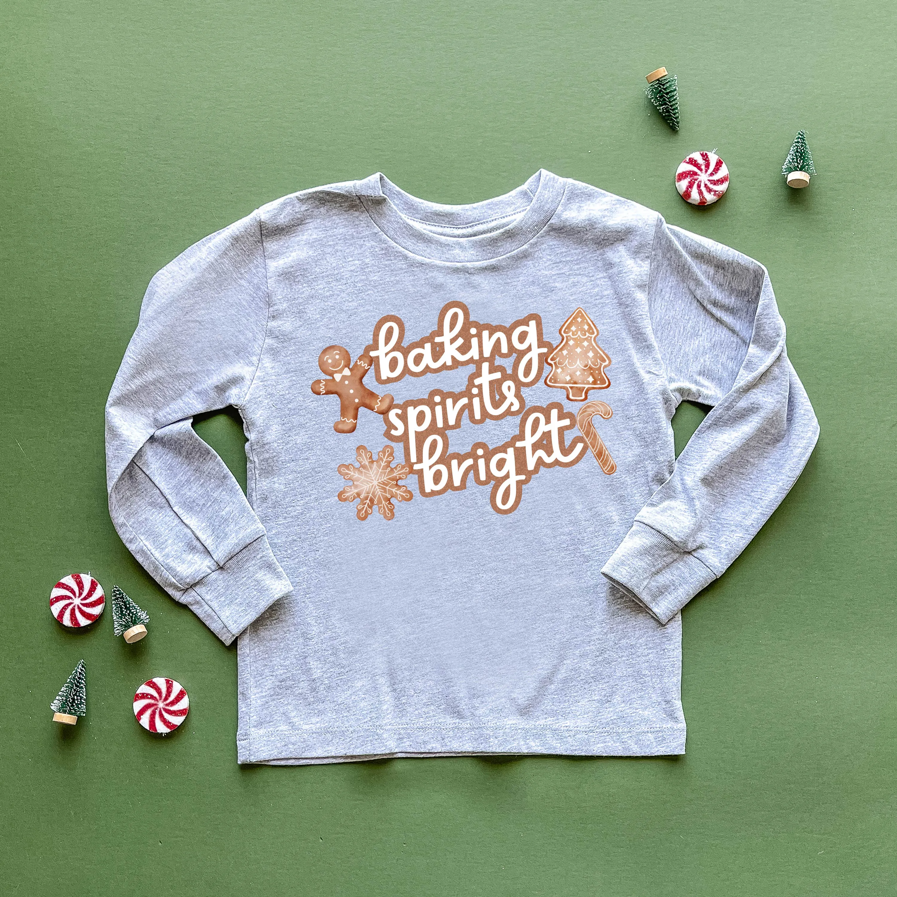 Baking Spirits Bright - Child LONG SLEEVE Tee