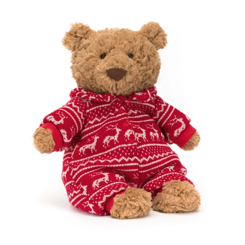 Bartholomew Bear Winter Pajamas by Jellycat