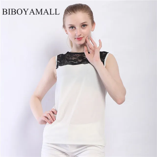 BIBOYAMALL Women Blouses Summer 2017 Sexy Ladies blouse Flower lace Tops Chiffon shirt Elegant Women shirt Plus size 5XL Pink