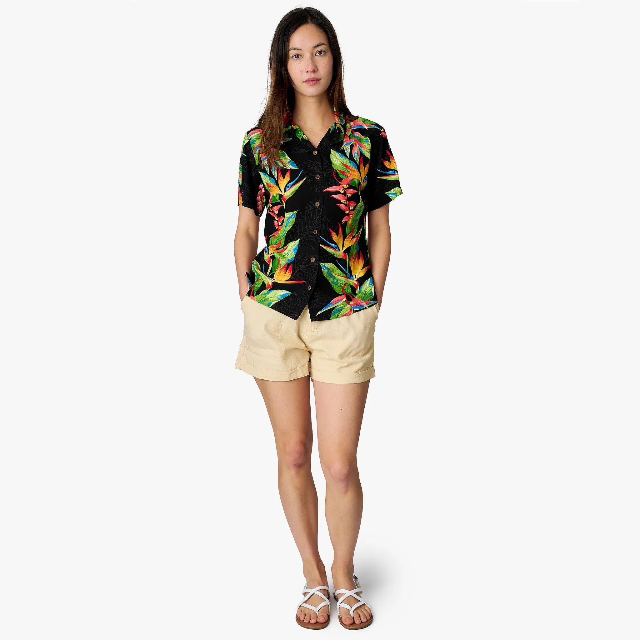 Bird of Paradise Camp Blouse