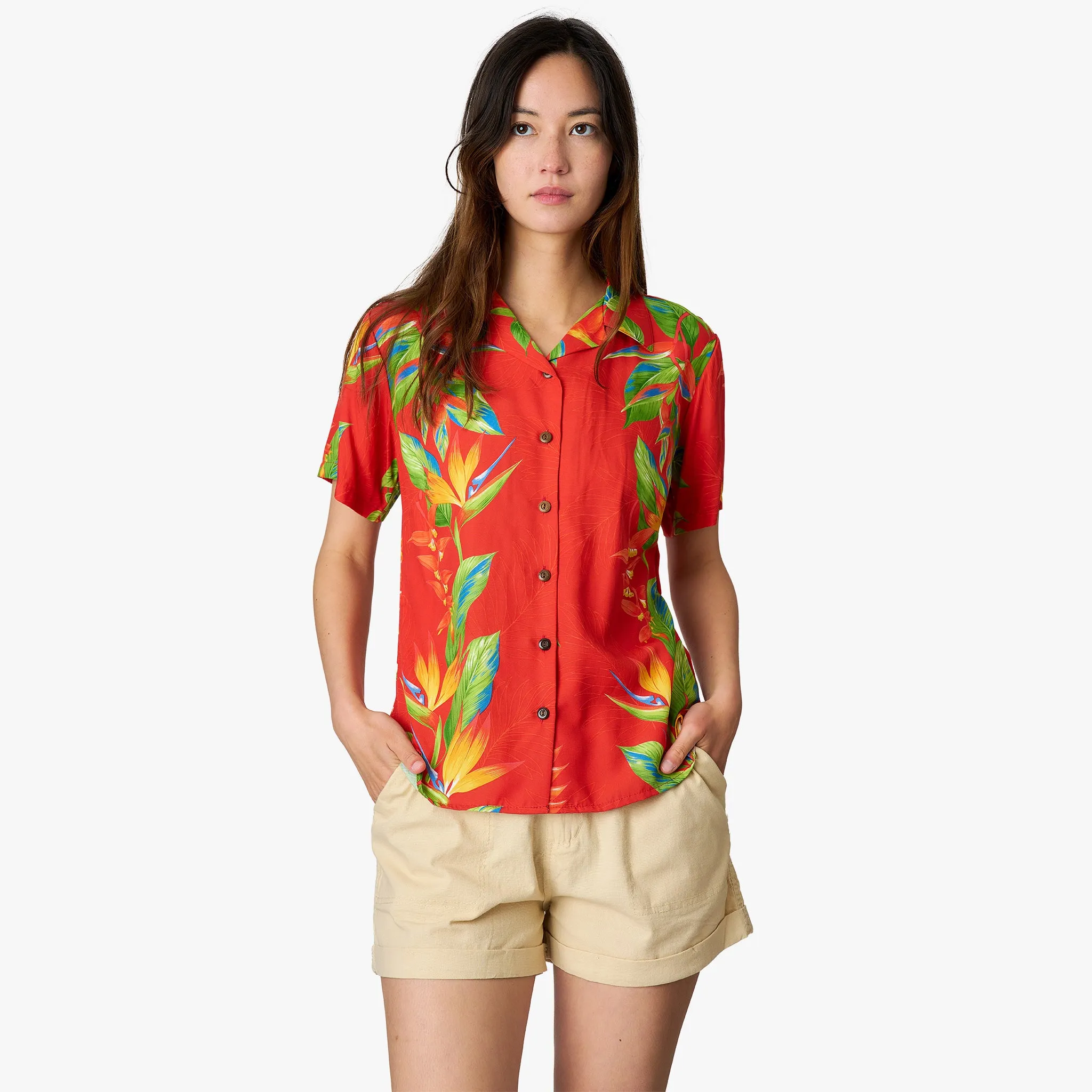 Bird of Paradise Camp Blouse