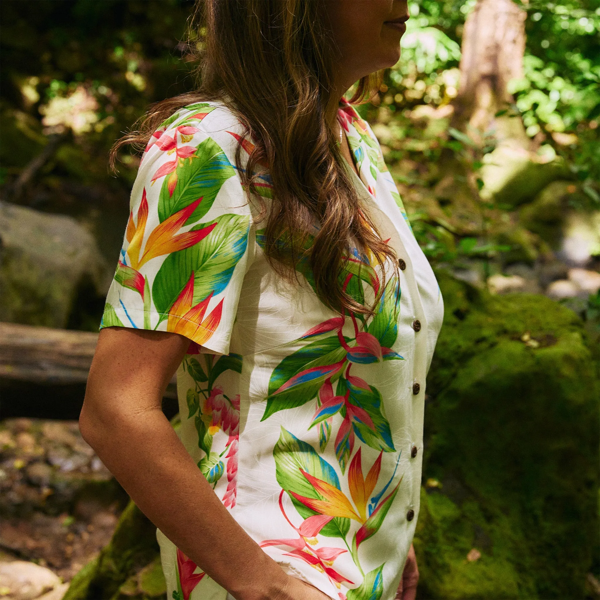 Bird of Paradise Camp Blouse