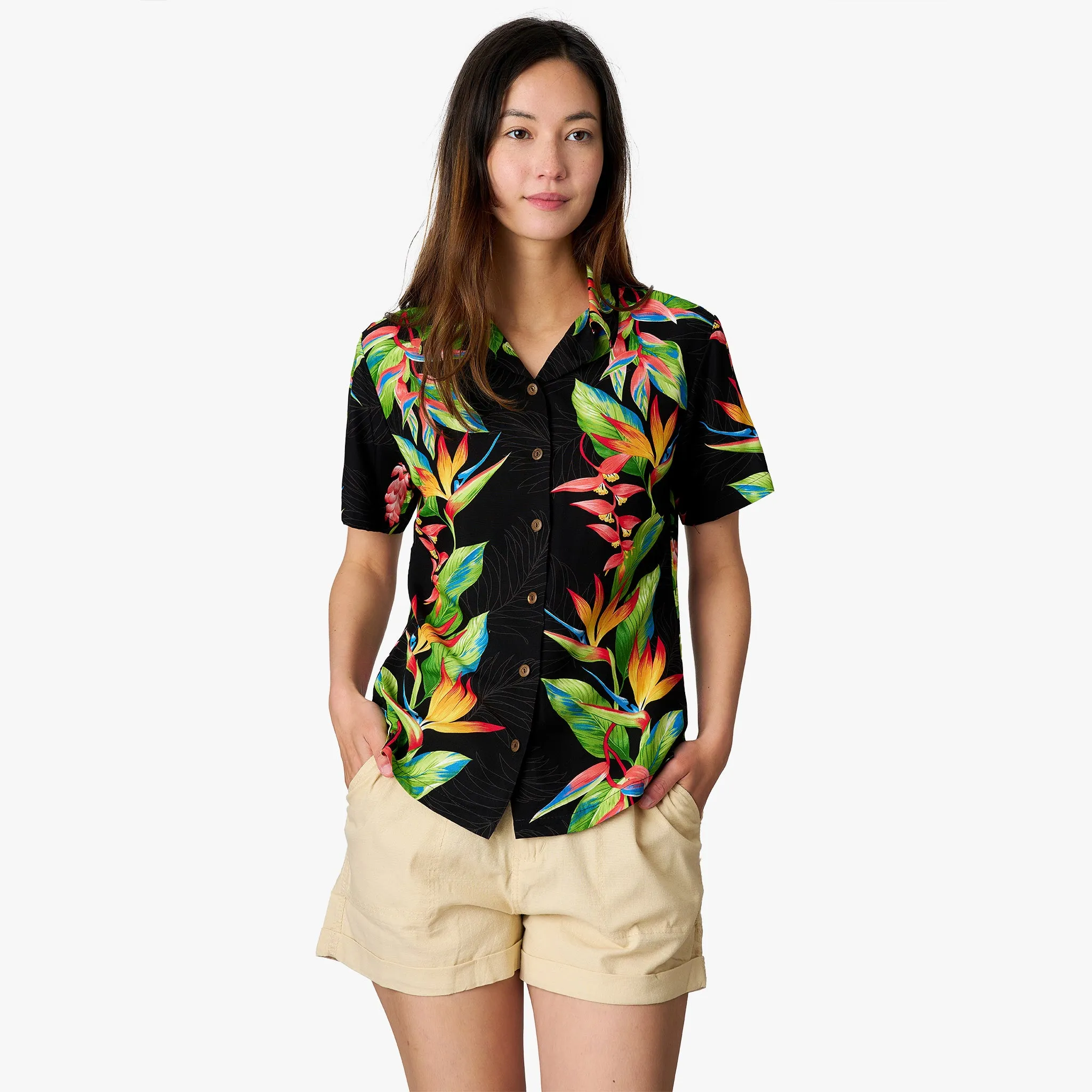 Bird of Paradise Camp Blouse