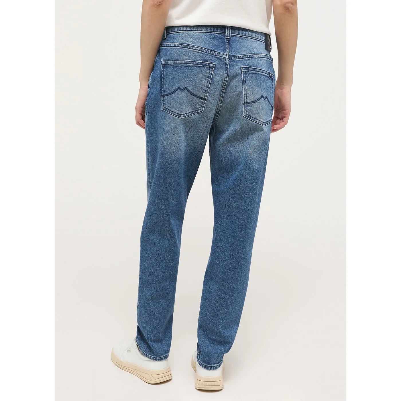 Blue Slim Mom High Waist Jeans