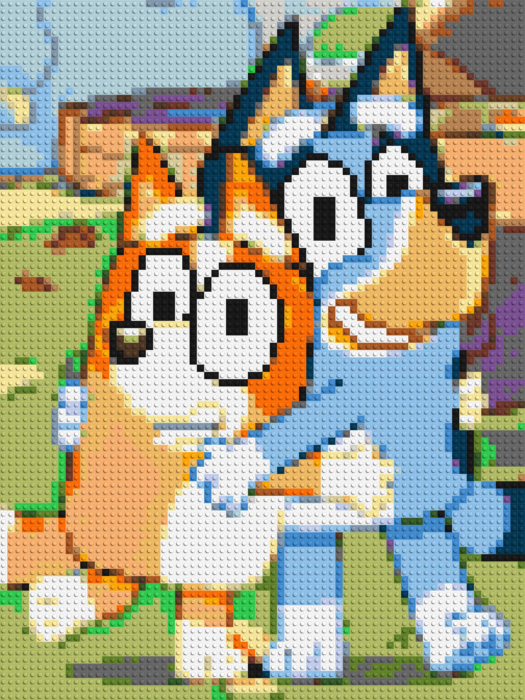 Bluey & Bingo Pixel Art - Brick Art Mosaic Kit