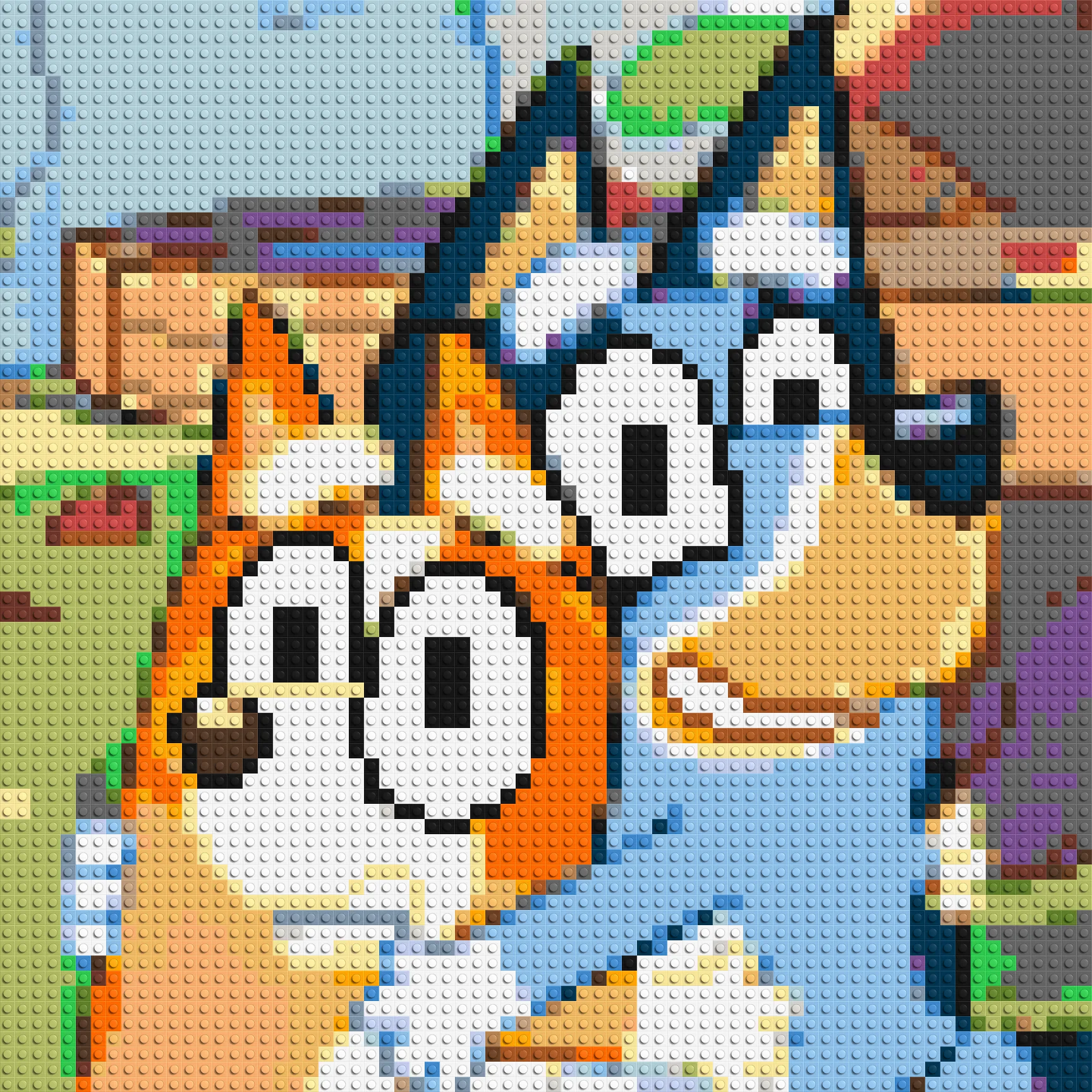 Bluey & Bingo Pixel Art - Brick Art Mosaic Kit