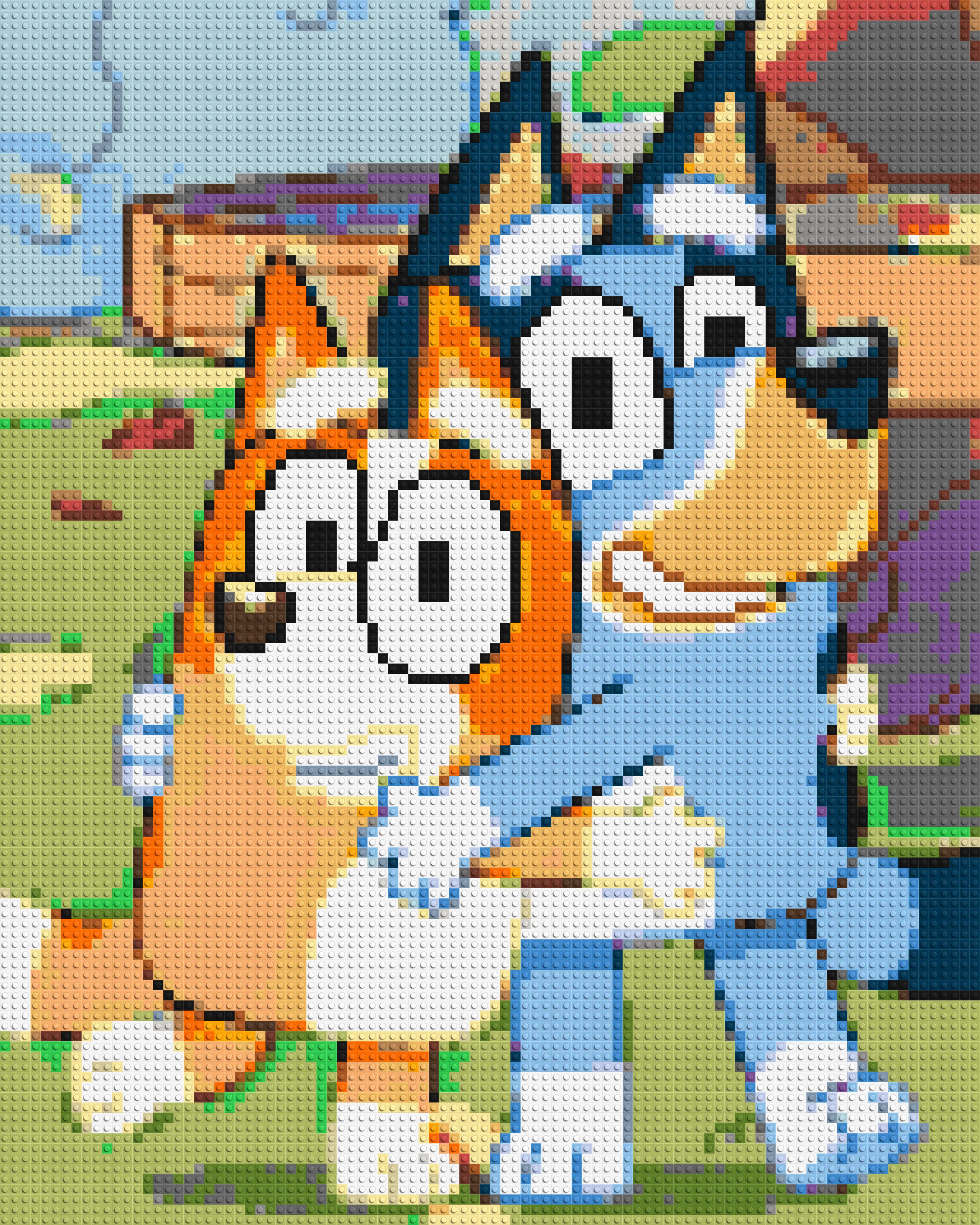 Bluey & Bingo Pixel Art - Brick Art Mosaic Kit