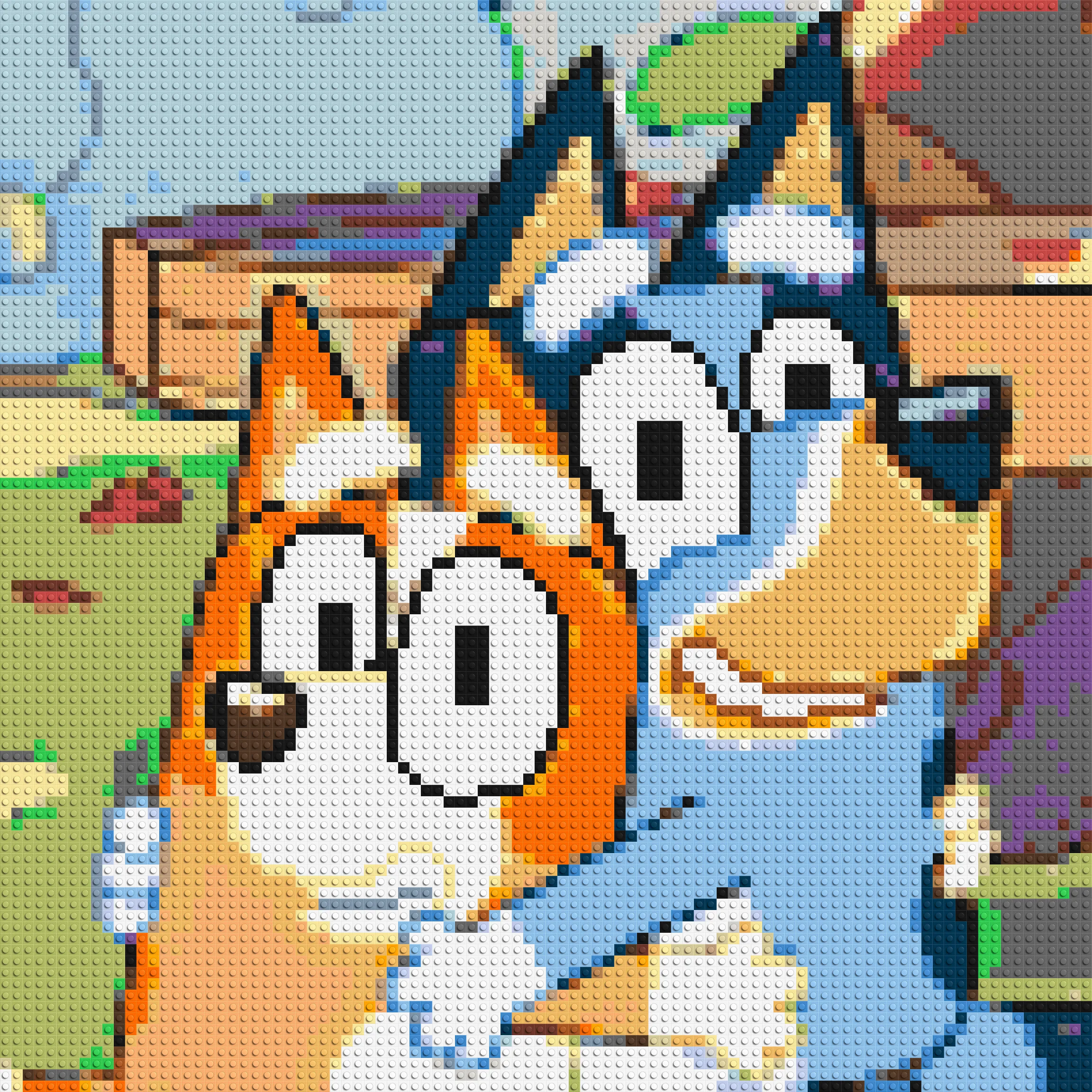 Bluey & Bingo Pixel Art - Brick Art Mosaic Kit