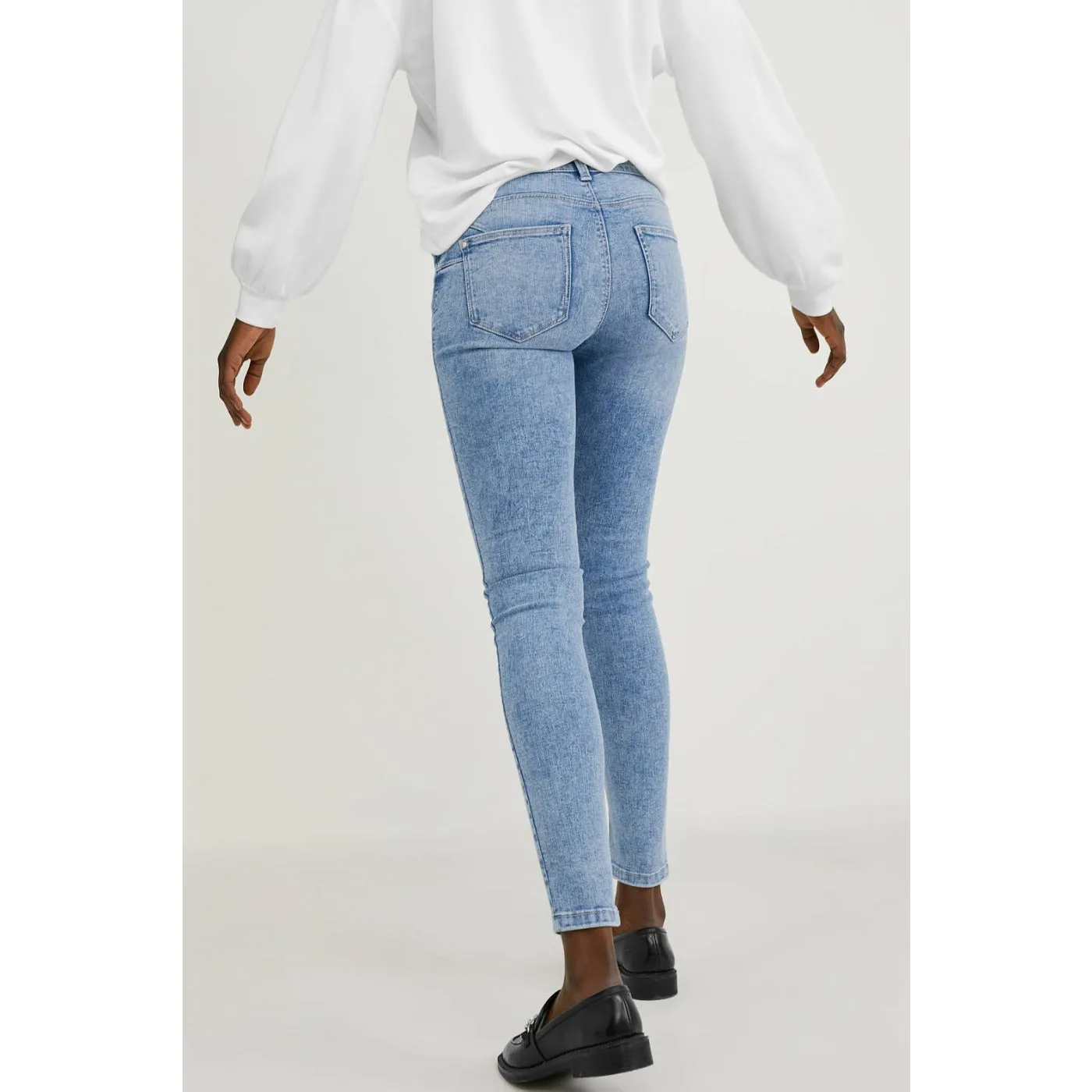 CA Acid Blue Shaping High Jeans