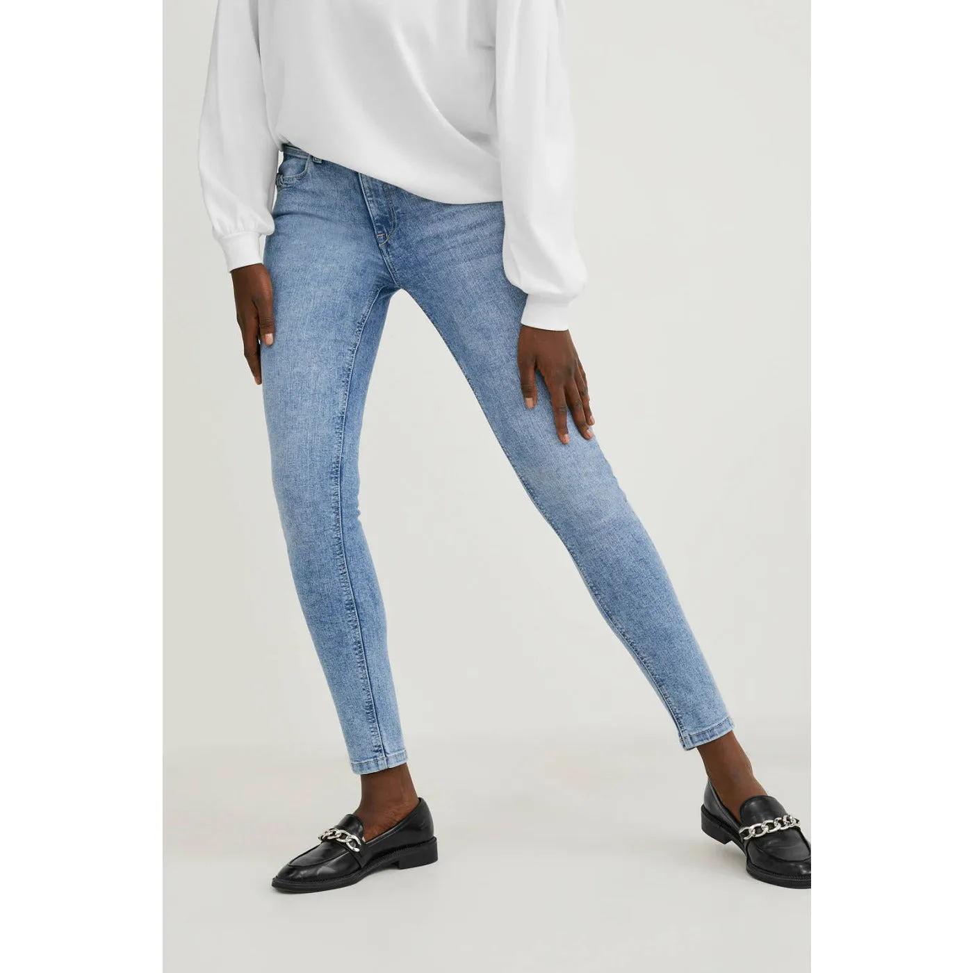 CA Acid Blue Shaping High Jeans