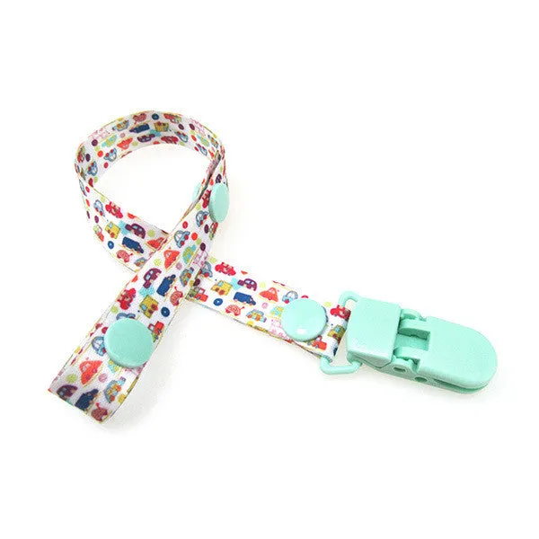 cartoon baby pacifier clip chain ribbon dummy nipple clamp soother holder anti-drop teether holder buckle strap adjusted length