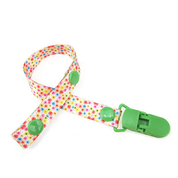 cartoon baby pacifier clip chain ribbon dummy nipple clamp soother holder anti-drop teether holder buckle strap adjusted length