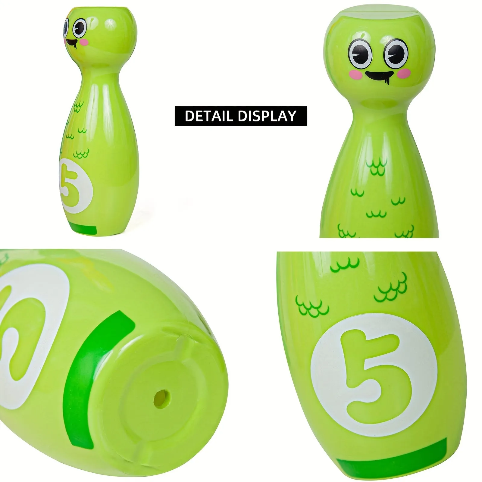 Colorful Kids Bowling Set with Durable Printing and Packaging