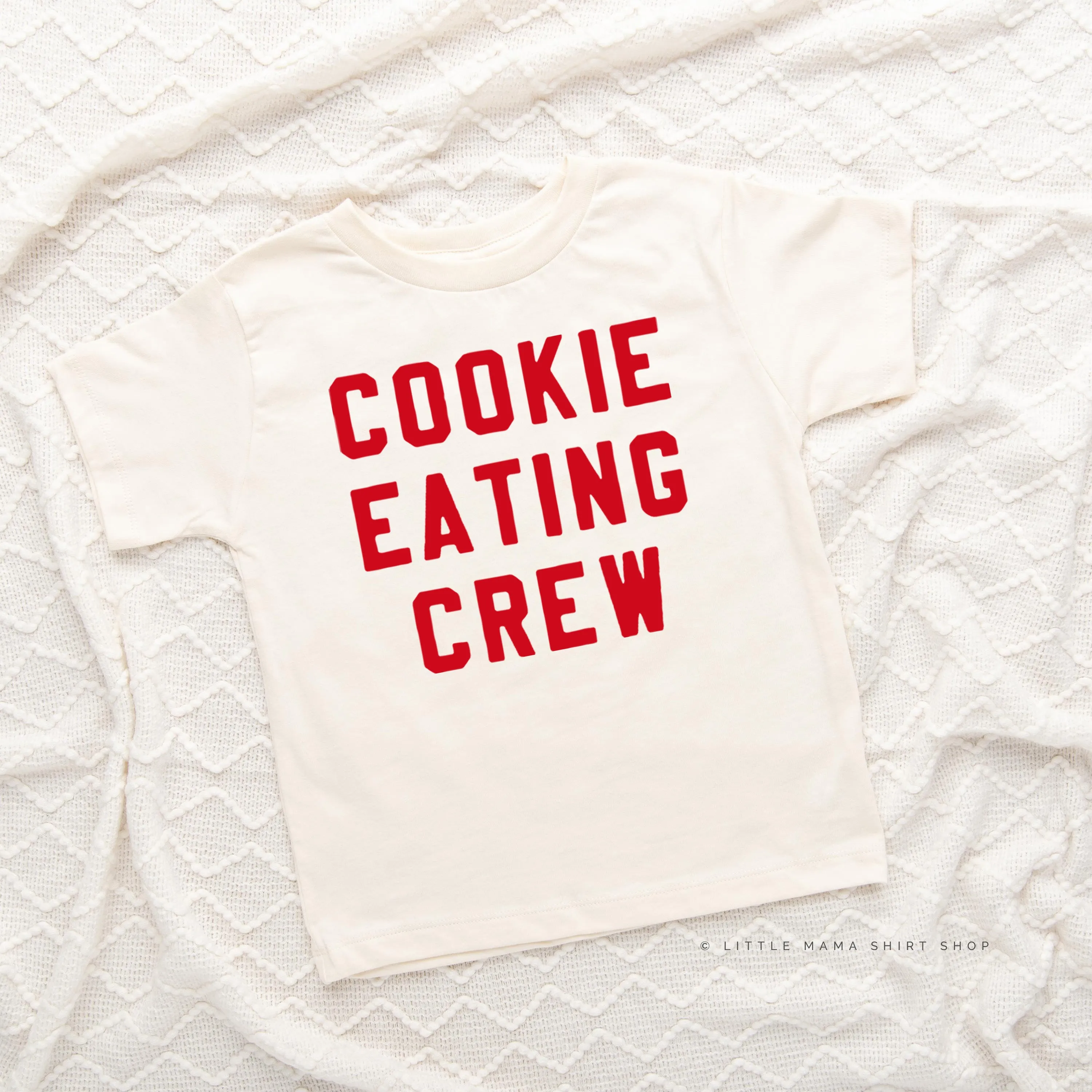 Cookie Eating Crew - Block Font - Child Tee