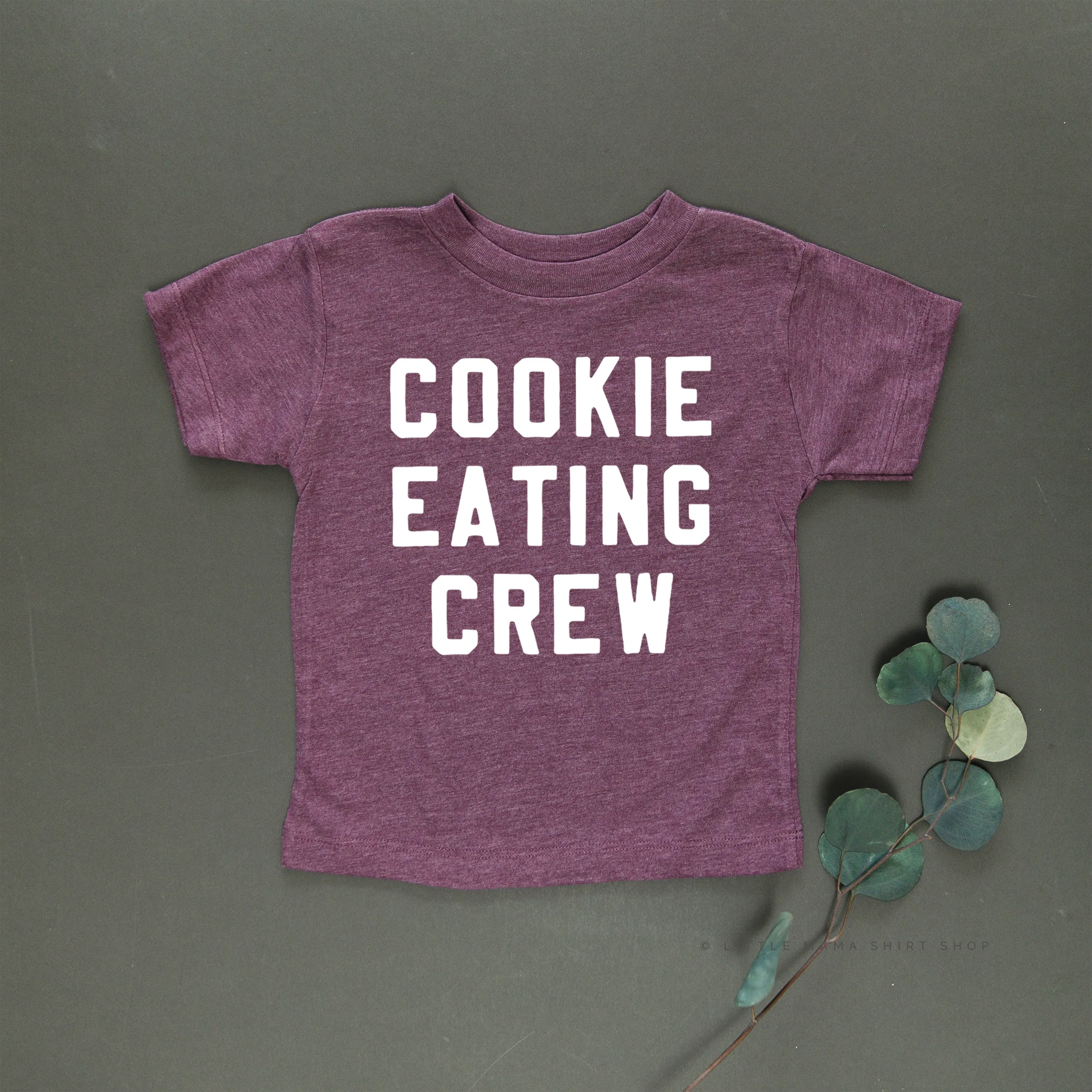 Cookie Eating Crew - Block Font - Child Tee