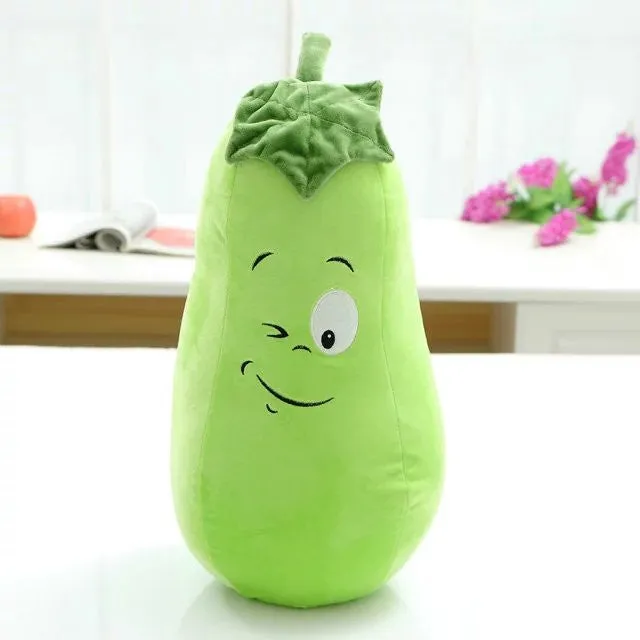 Cute super soft plush cartoon anime fruit vegetables Carrot Corn Broccoli sofa throw pillow toy doll,birthday gift for children