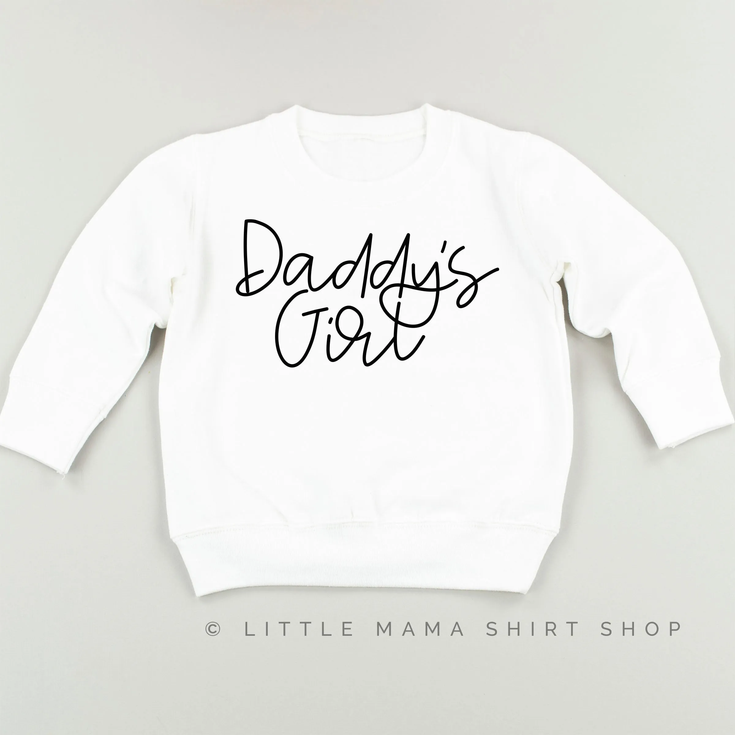 Daddy's Girl - Cursive - Child Sweater