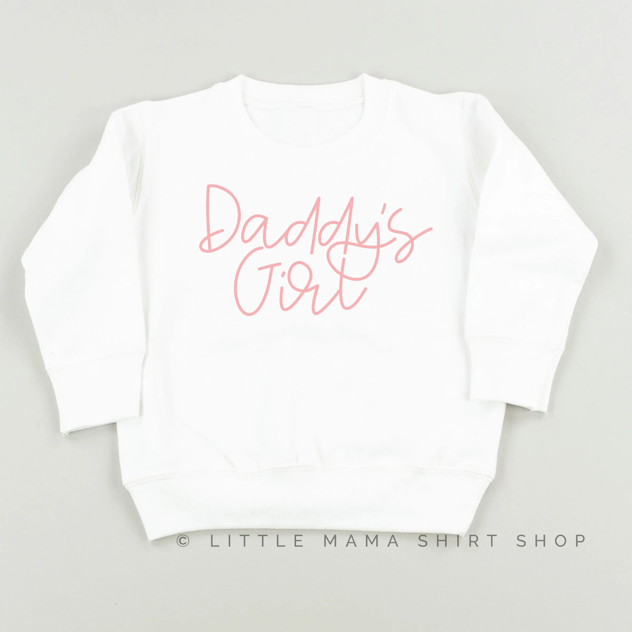 Daddy's Girl - Cursive - Child Sweater