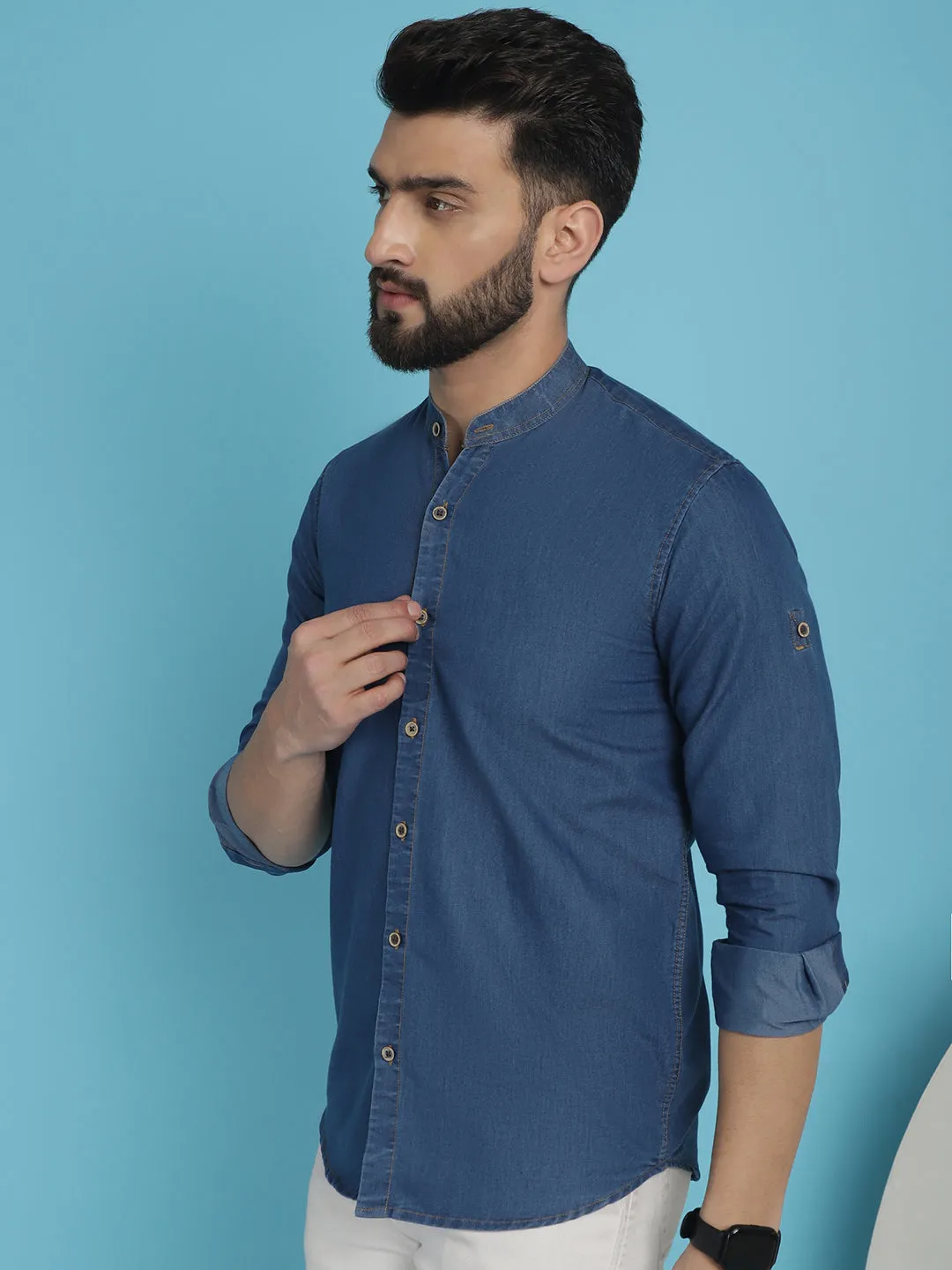 Denim Casual Shirt For Men