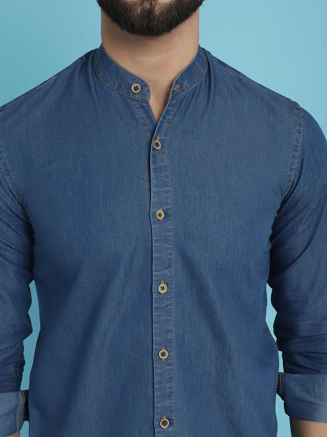 Denim Casual Shirt For Men