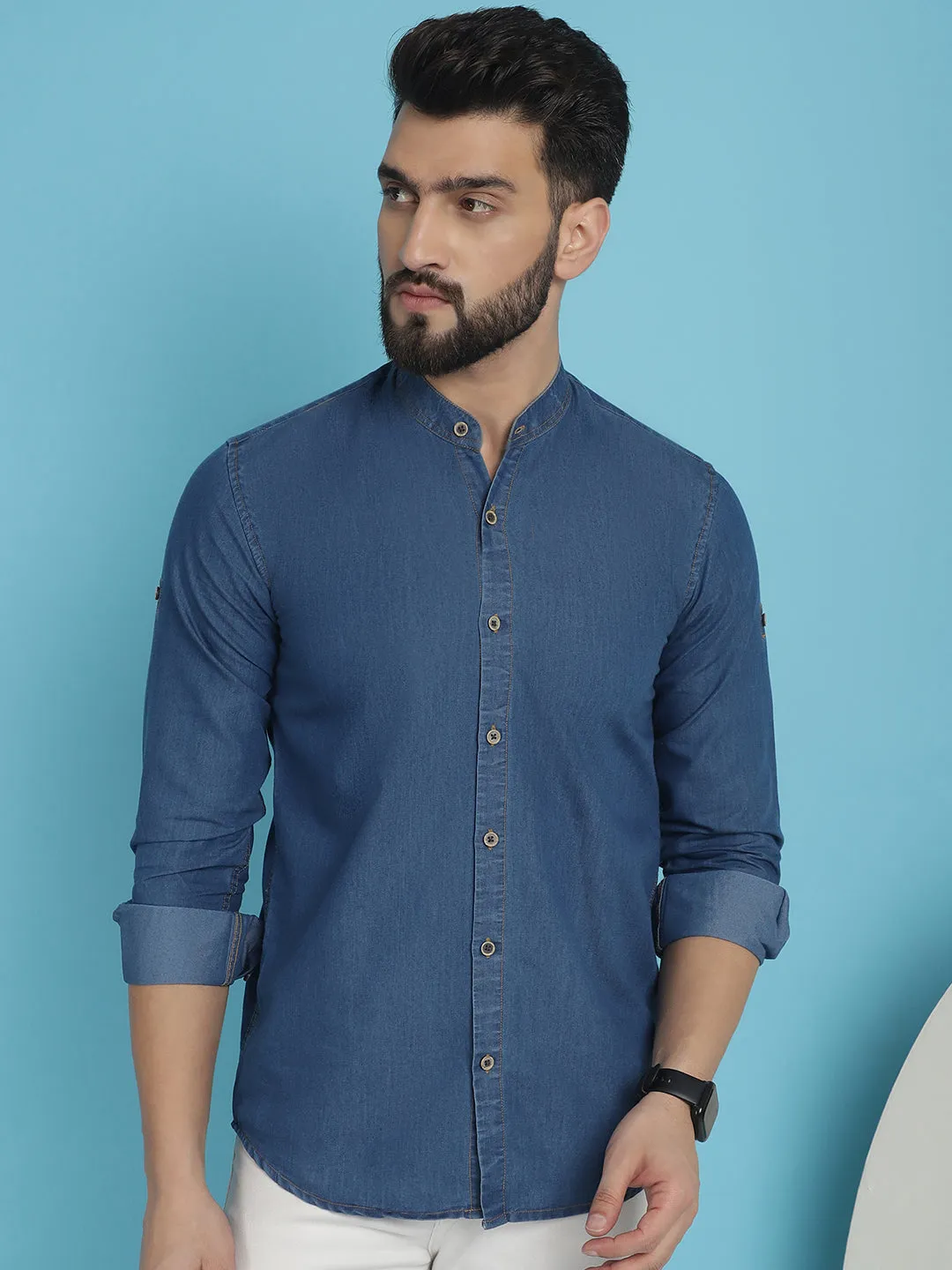 Denim Casual Shirt For Men