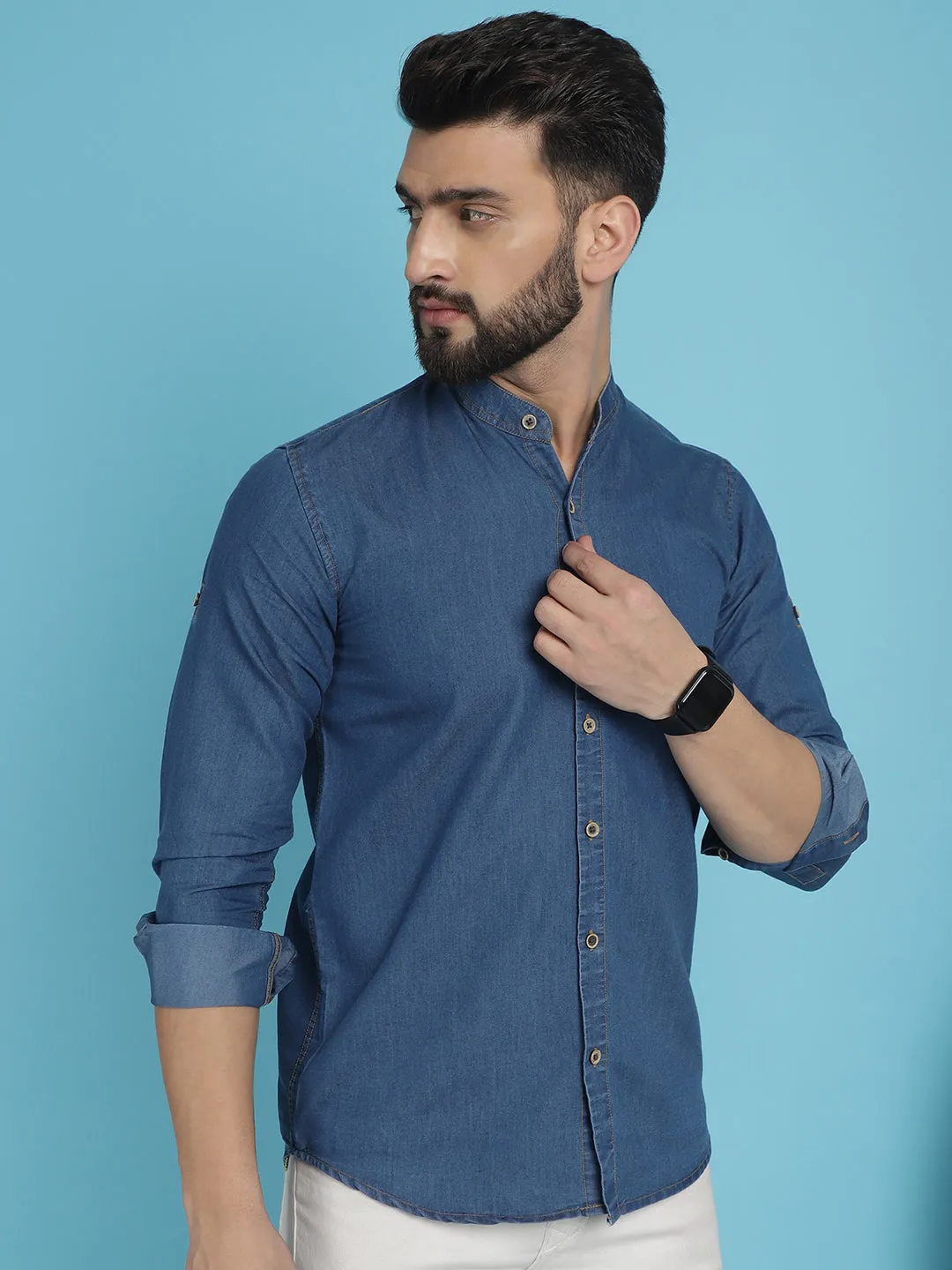 Denim Casual Shirt For Men