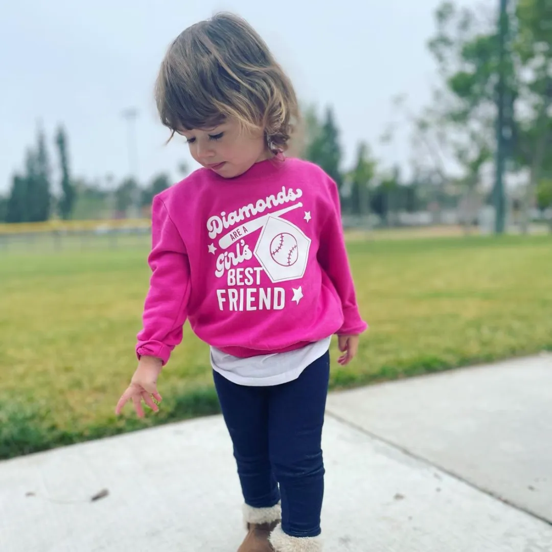 Diamonds are a Girls Best Friend - Child Sweater