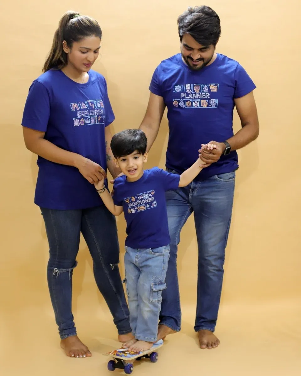 Explorer Matching Family T-shirt - Combo of 3