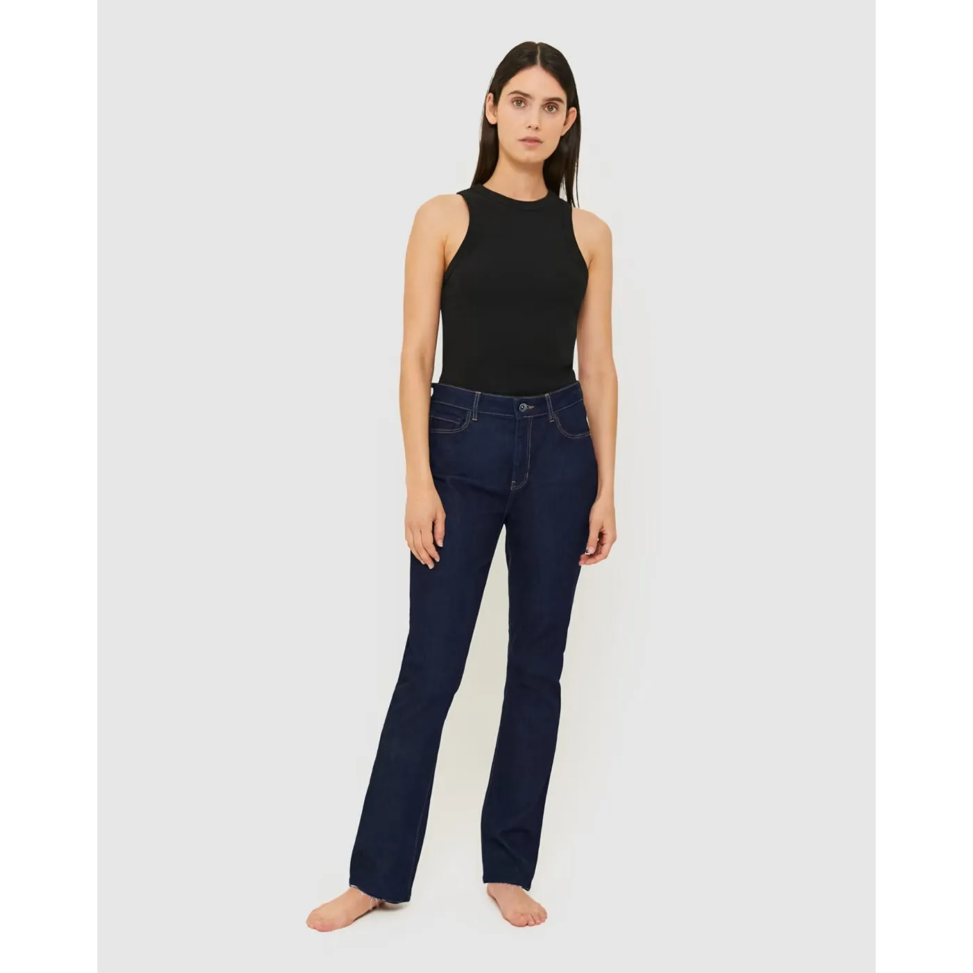 FA High Rise Straight Jeans