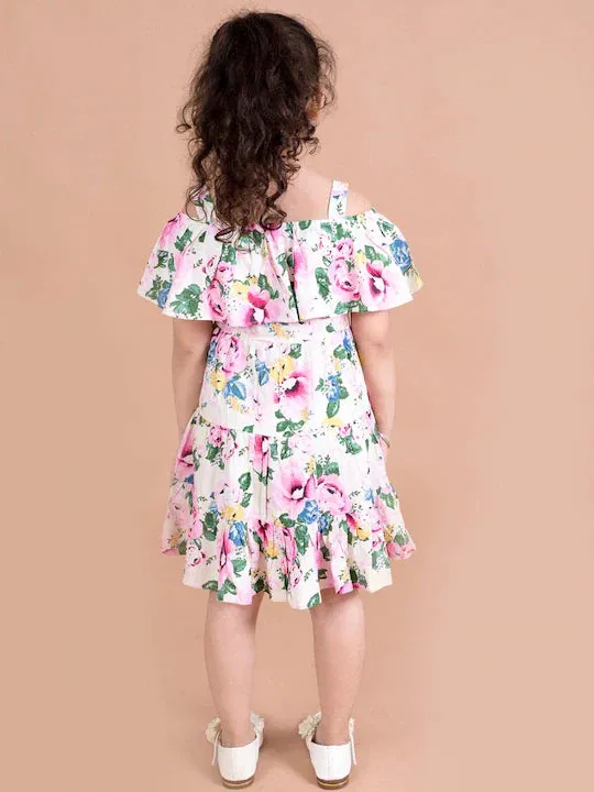 Floral Printed A-Line Dress