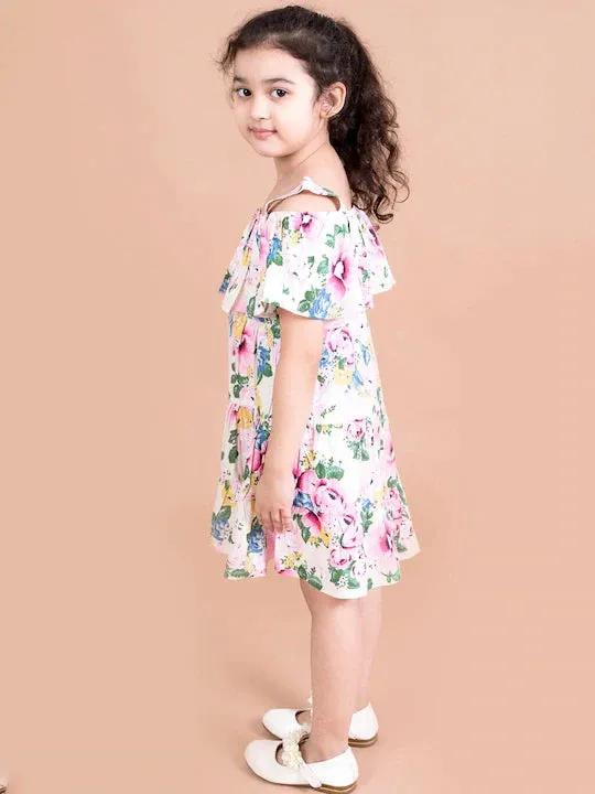 Floral Printed A-Line Dress