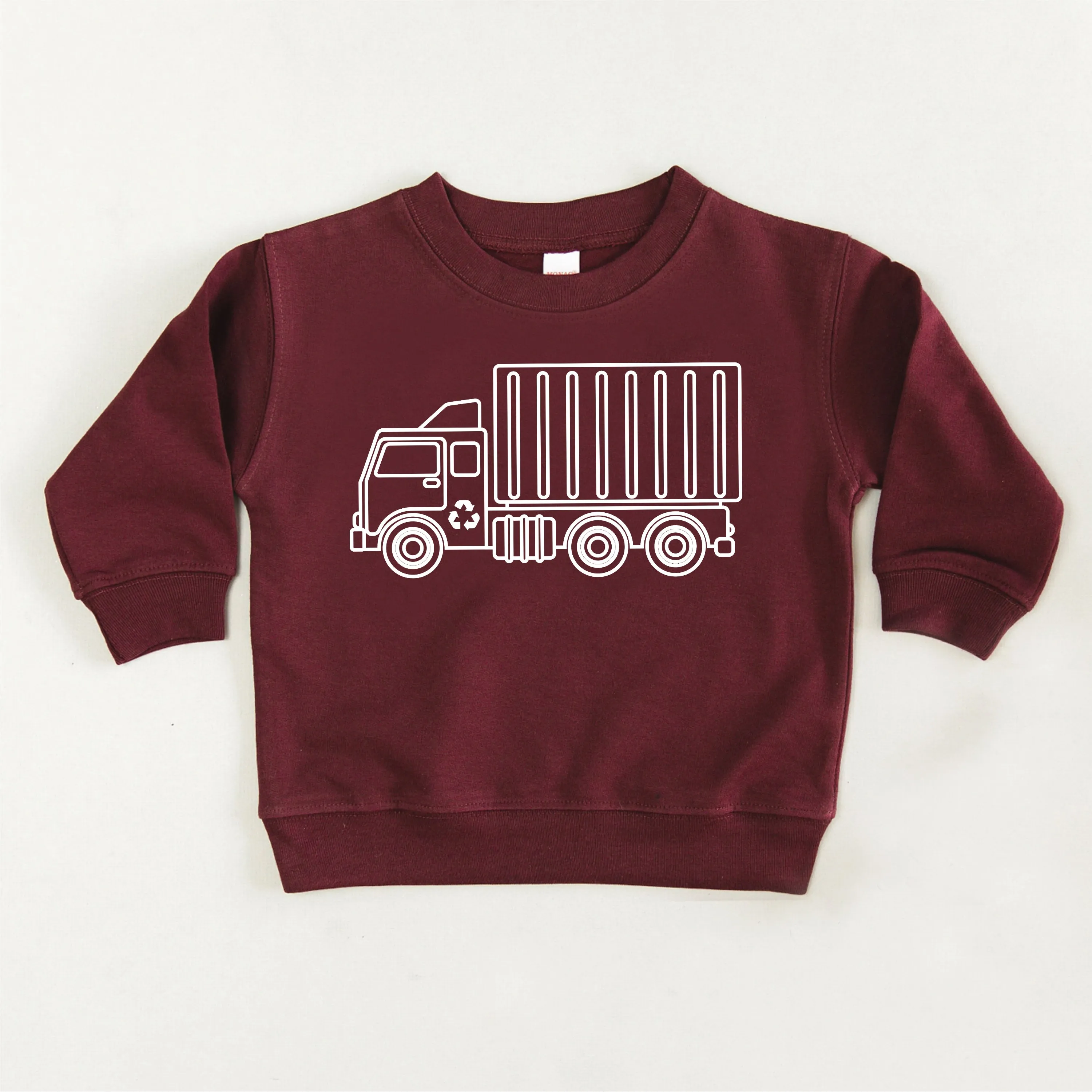 GARBAGE TRUCK - Minimalist Design - Child Sweater