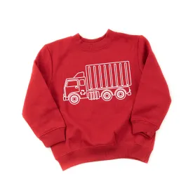 GARBAGE TRUCK - Minimalist Design - Child Sweater