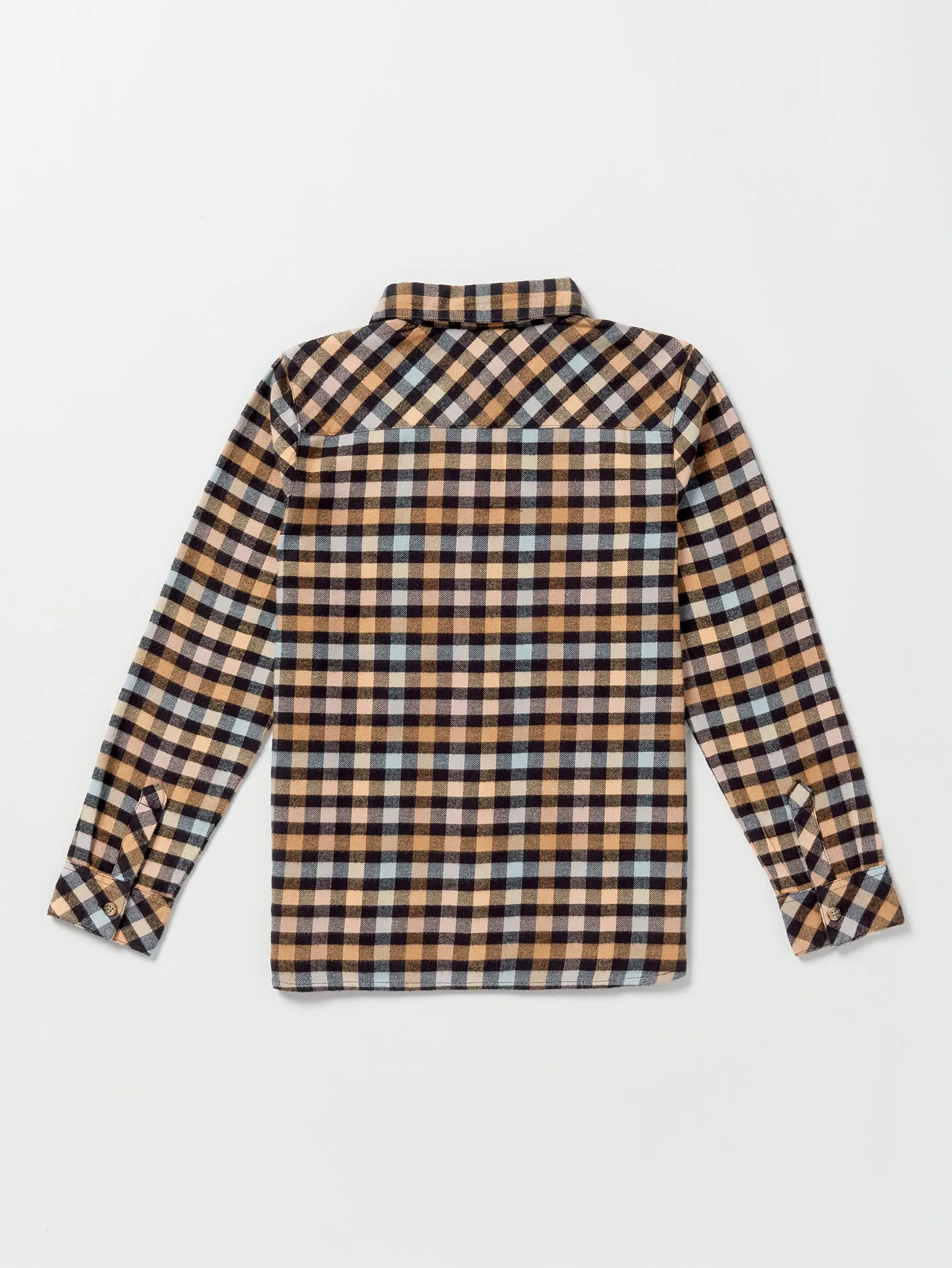 Girls Getting Rad Plaid Long Sleeve Shirt - Winter Orchid