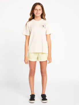 Girls Truly Stoked Boyfriend Short Sleeve Tee - Sand