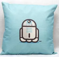 Hot Selling Cartoon Star Wars Series Cotton Linen Throw Pillow Sofa Office Back Cushion Baby Room Decorative