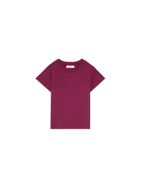 Kids PPRMINT™ Organic Cotton T-shirt AW22—plum purple