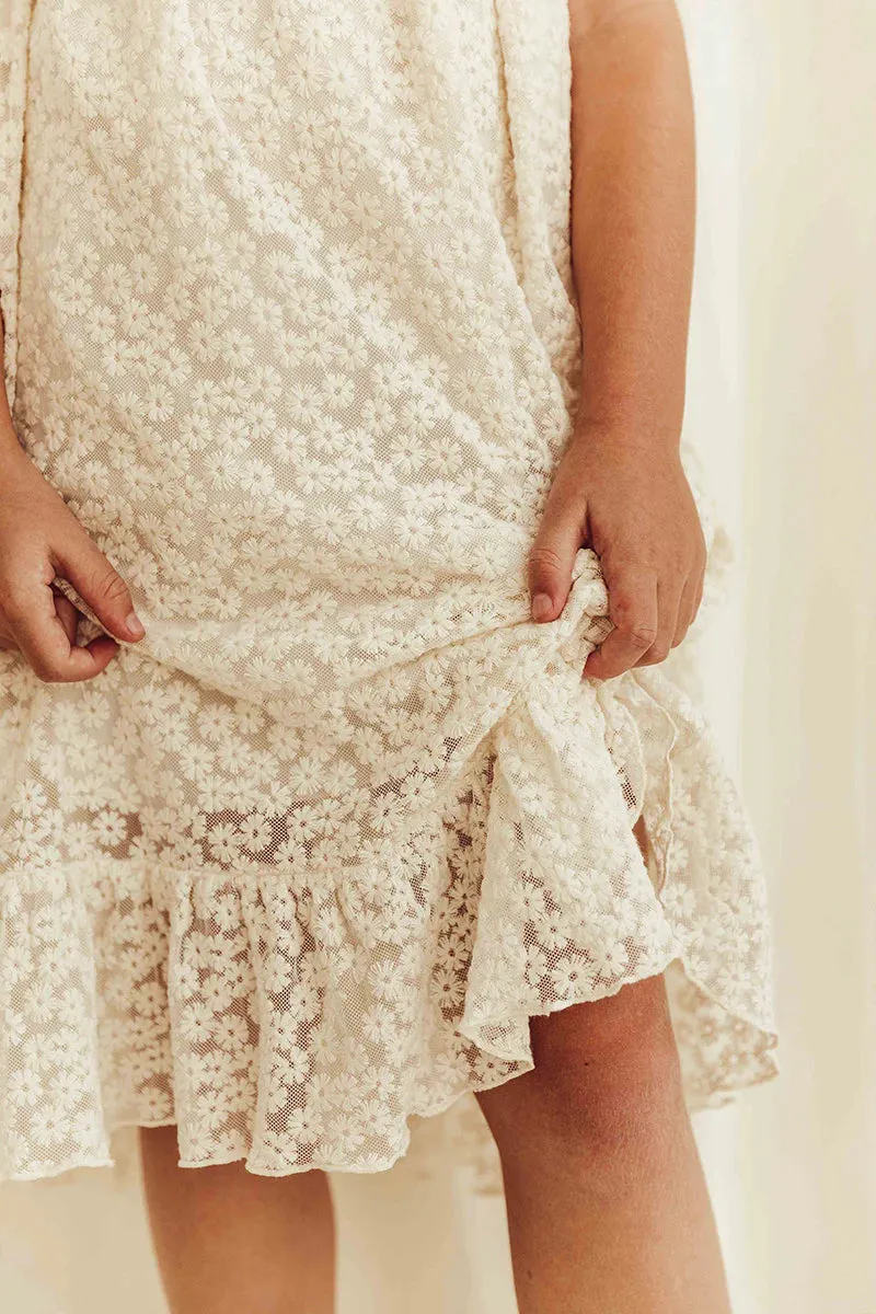 Lace Daisies Dress | Off-White