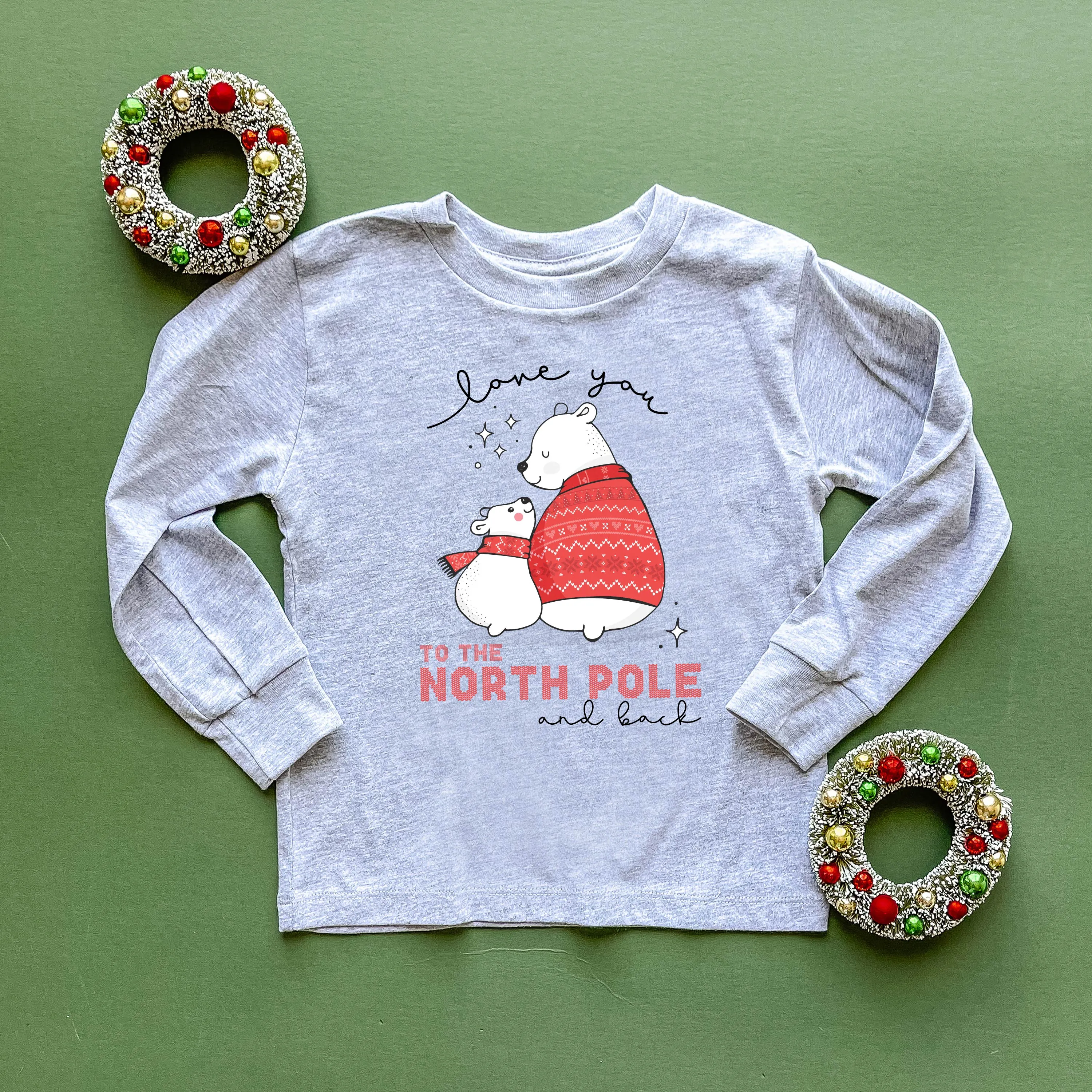 Love You To The North Pole And Back - Child LONG SLEEVE Tee