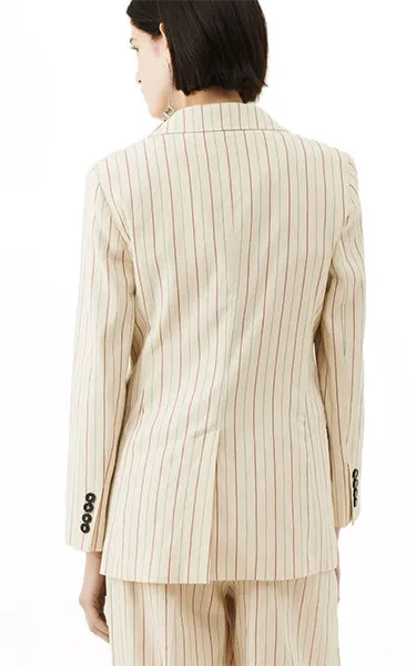 Marella Dorina Stripe Linen Jacket