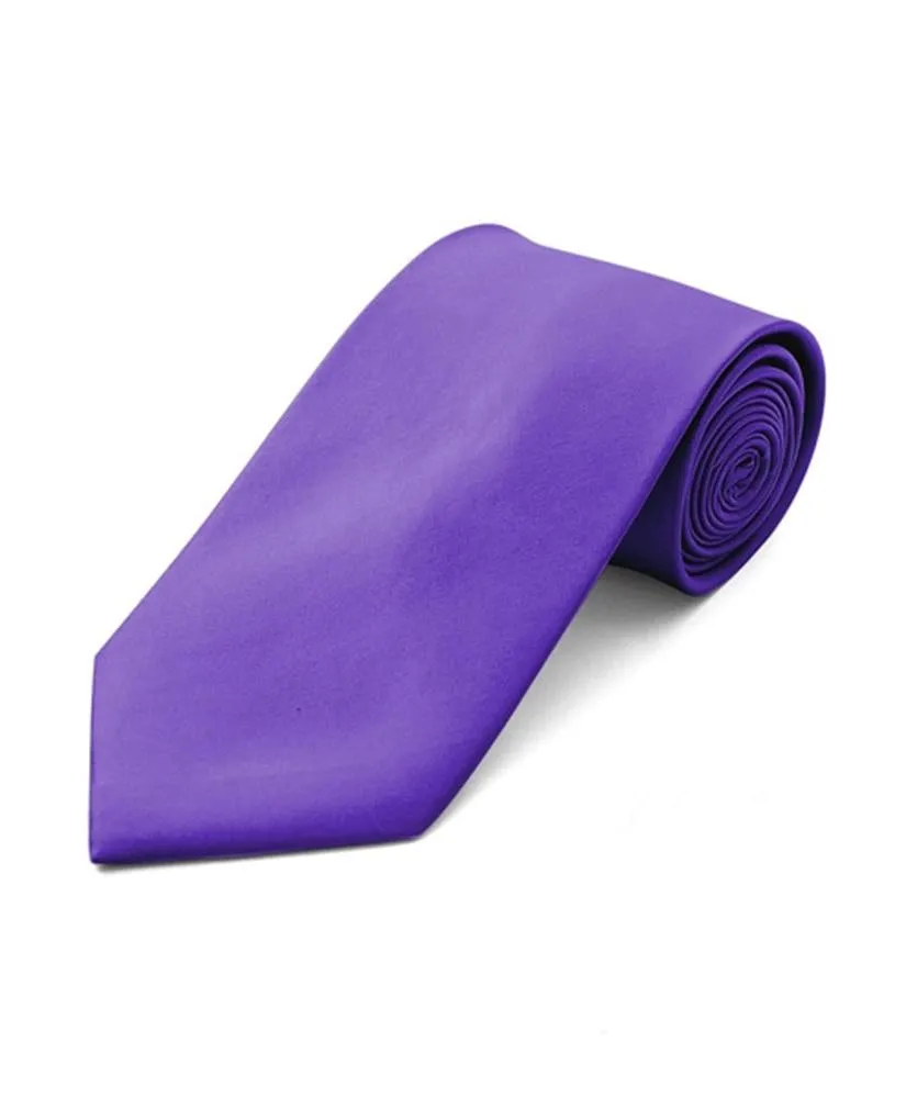 Men's Classic Solid Color Wedding Neck Tie